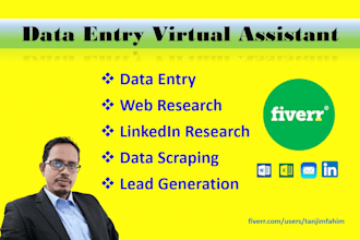 do reliable data entry and web research