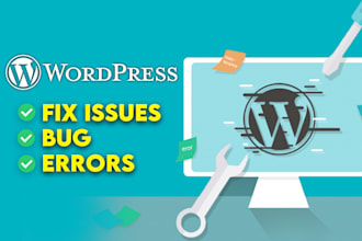 help fix wordpress, woocommerce problems, bugs, and errors