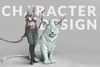 design unique character or monster