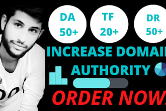 increase domain rating DR ahrefs domain authority da tf