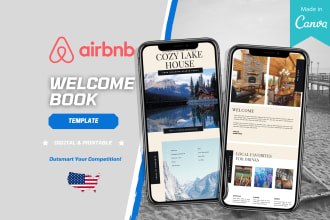 create a digital airbnb welcome guest book template for your vacation rental