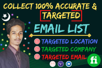 collect valid  targeted bulk email for your business promotion