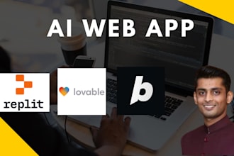 build ai web app using replit, bolt, lovable, v0, supabase