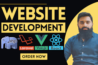 develop or fix PHP, laravel, codeigniter, vuejs, reactjs websites