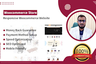 create wordpress ecommerce website, online store