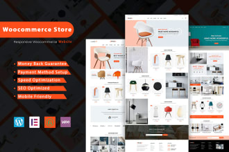 create wordpress ecommerce website, online store
