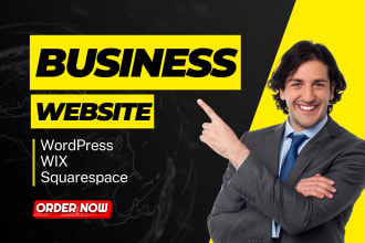 design landing page, blog website in wix, squarespace, wordpress seo