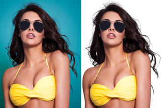 make transparent or white, background removal, cut out images