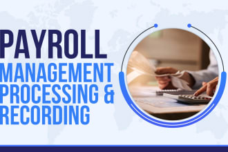 manage, process, and record payroll for your business