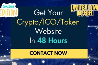 create your cryptocurrency landing page