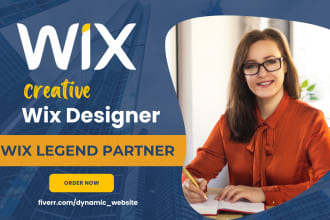 design and redesign wix website