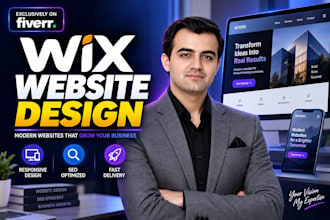 design and redesign wix website