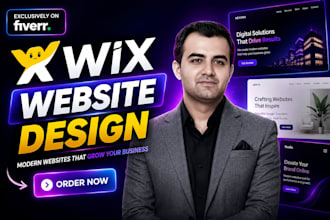 design and redesign wix website