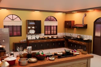 design 3d model ,environments ,animetion , interior, texture, game art