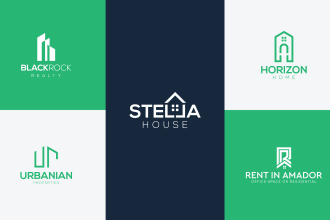 design a real estate, realtor, or property logo