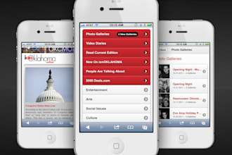 design a mobile website