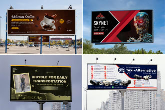 design billboard, yard sign, vinyl banner, signage, backdrop, road signs, or ads