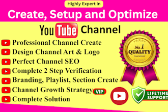 help you create a successful youtube channel professionally