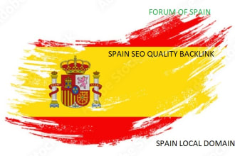 manually do spanish, italy high da dofollow authority backlinks spain seo
