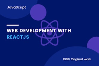 do web development with react js