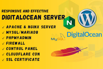 setup your digitaocean, AWS, google cloud, linode server