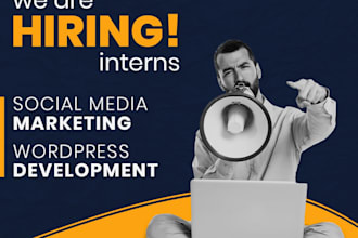 design interactive social media poster and party club banner