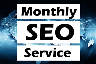 do monthly seo service with backlinks for top google ranking