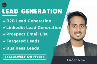 do b2b lead generation and email list building using linkedin sales navigator