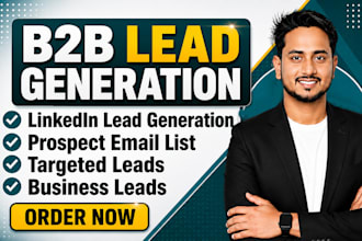 do b2b lead generation and email list building using linkedin sales navigator