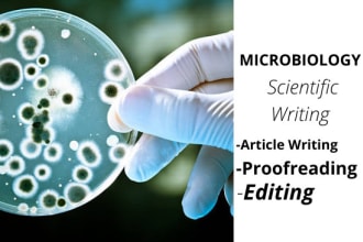 write grant proposal microbiology article writing, proofreading and editing