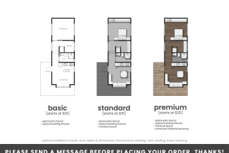 redraw floor plans for presentation purposes
