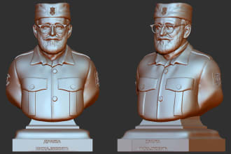 do detailed 3d models for printing,characters, creatures, and busts