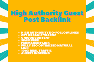 guest post on high da pa and traffic websites