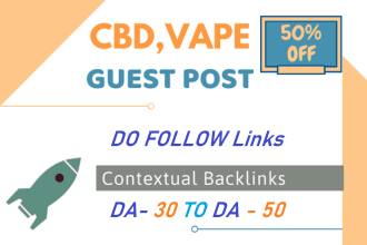 provide quality do follow cbd guest post links