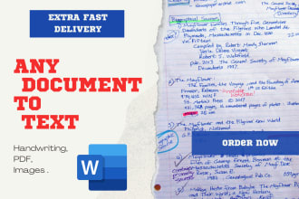 transcribe your handwriting, PDF and images to text