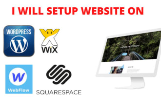 be your wordpress elementor wix shopify squarespace webflow ghl website expert