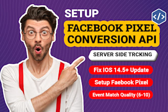 setup facebook pixel conversion api, ga4 server side tracking with gtm