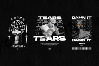 design aesthetic streetwear t shirt