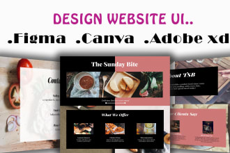 do figma website design, website ui ux design, figma ui ux