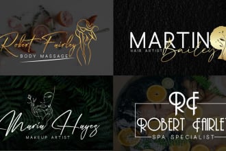 design fashion, cosmetics, beauty signature logo with branding kit