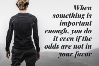 create any type of  images quotes or ads for you