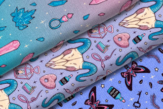 create unique seamless pattern design for printing on fabric