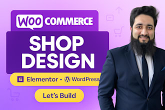 create a wordpress ecommerce store or website with woocommerce website design