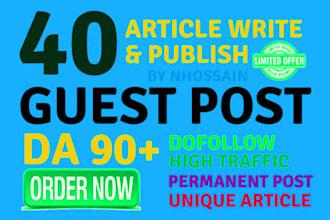 write and publish a high quality guest post