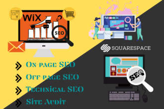 do SEO for your wix or squarespace website