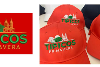 digitize your hat and cap logo professionally in 1 hour