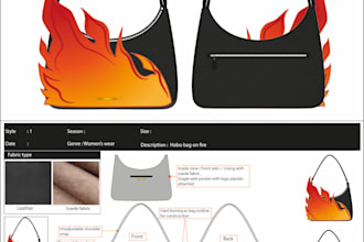 do detail and stunning  bag illustration