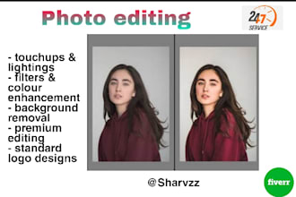 do any photoshop editing that you seek