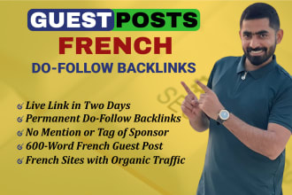 write and publish french guest posts on french sites