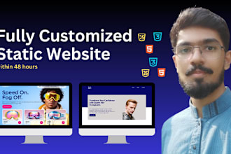 build a responsive custom static website